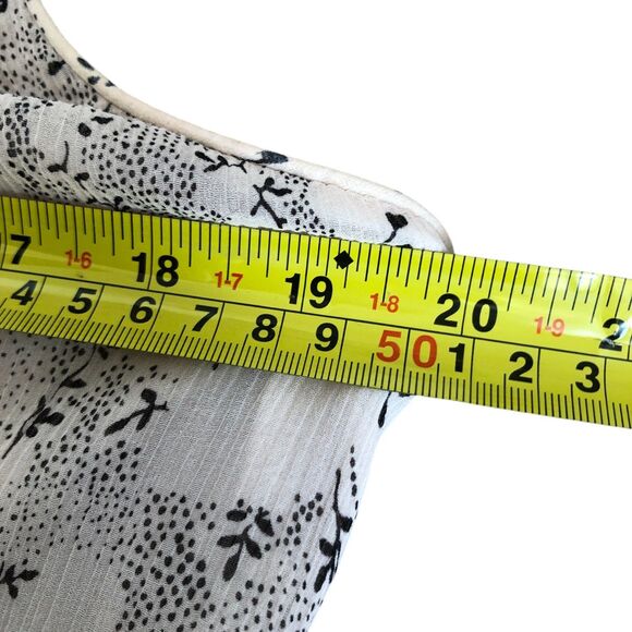 Rebecca Taylor Romantic Flowy Boho Ruffle Hem‎ Silk Blend Mini Dress $395 Sz 14 - Picture 15 of 16